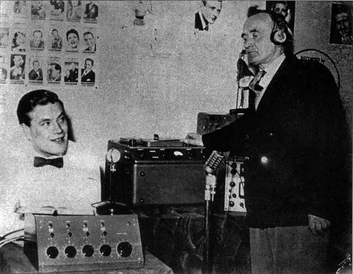 Percy Phillips in his studio