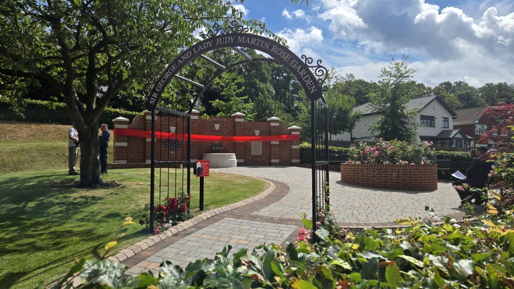 Sir George and Lady Judy Martin Rose Garden at Strawberry Field