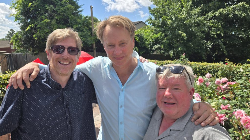 Me with Giles Martin and my Podcast buddy Paul Beesley