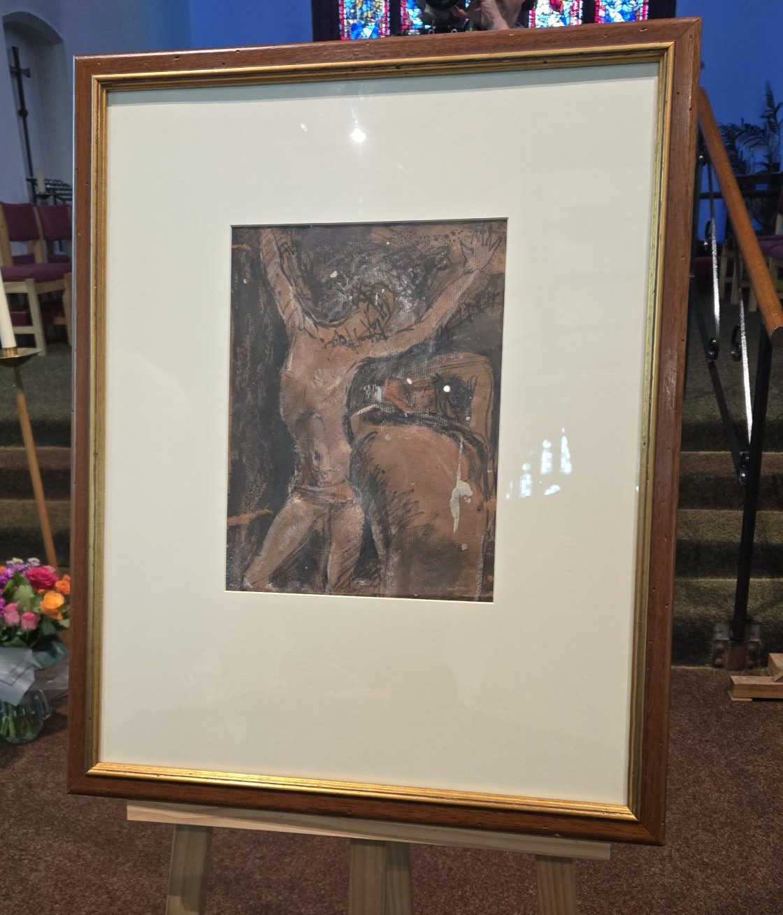 Stuart Sutcliffe Painting donated to St. Gabriel's Church