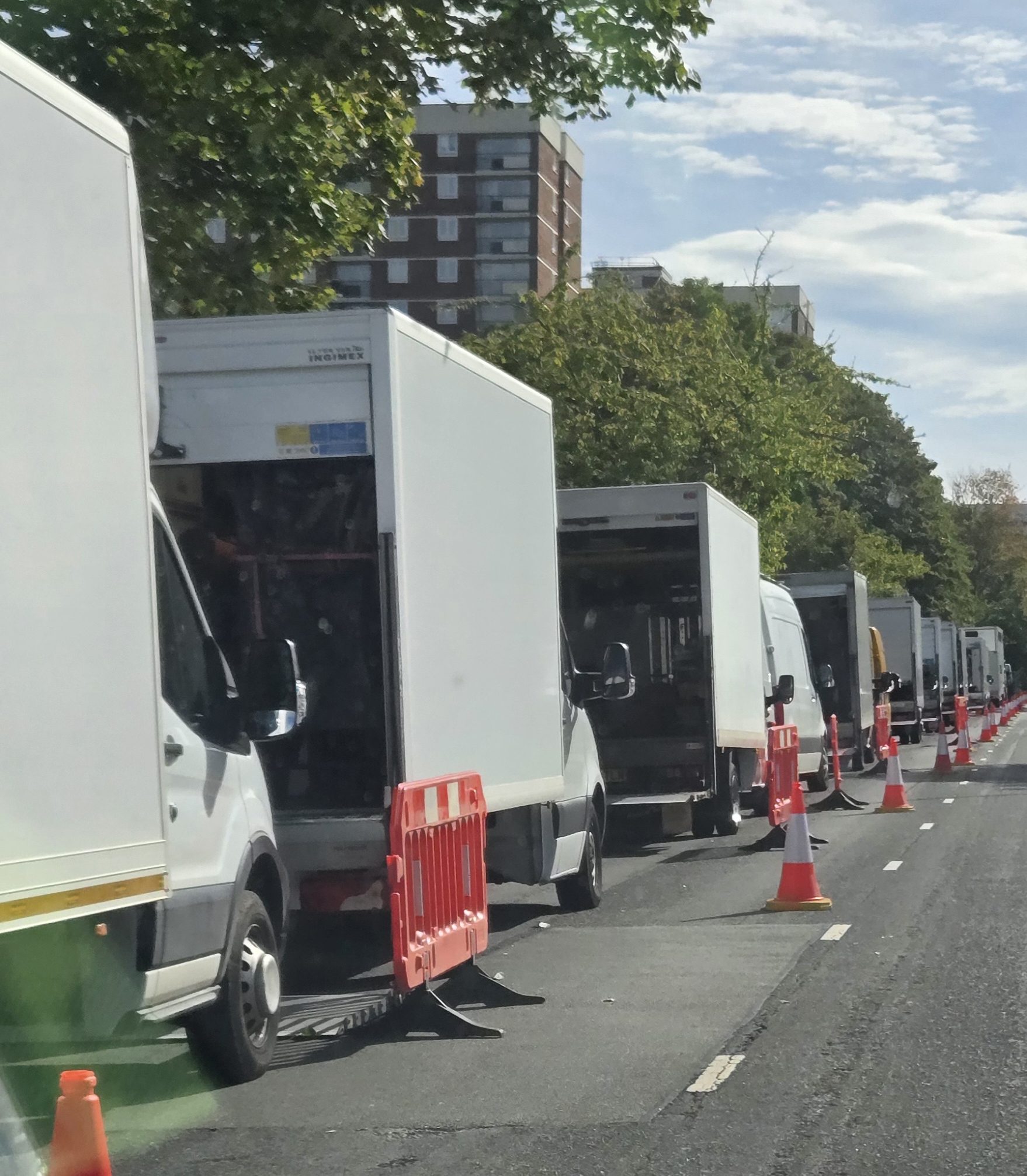 Vehicles on Menlove Avenue for the Beatles Biopics